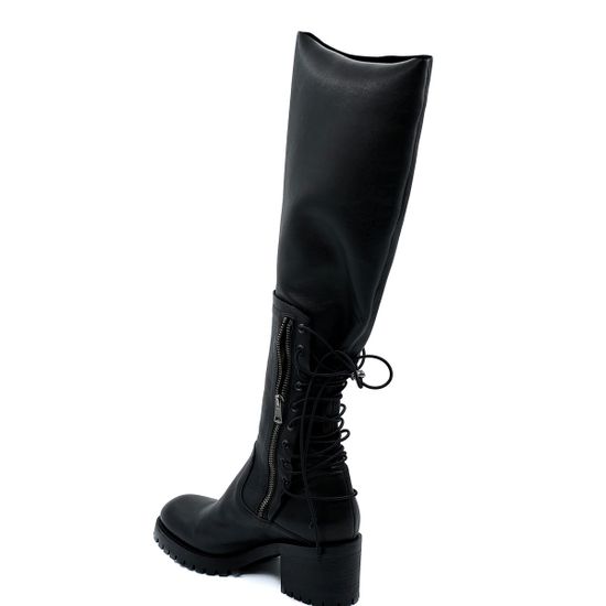 Сапоги Fru.it черные кожа демисезонные - фото 3, 