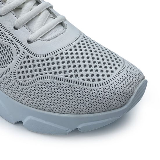 Кроссовки CV COVER белые кожаные перфорированные - фото 6, 2096 COV