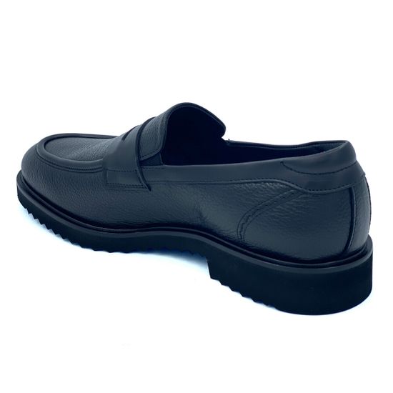 Лоферы Giampieronicola черные кожаные демисезонные - фото 3, S43907 GPN