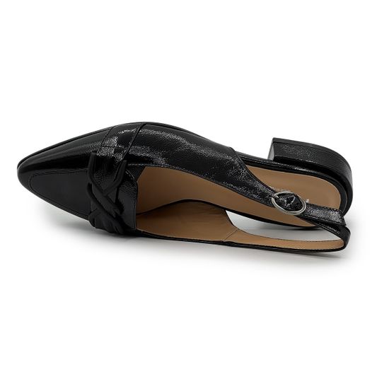 Туфли женские летние KELTON черные наплак - фото 5, AL4414 KEL