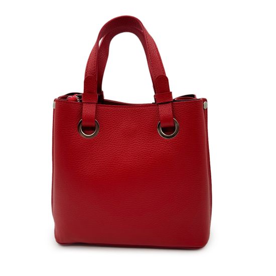 Сумка Renato Angi красная кожаная - фото 3, 3257901 RA ROSSO