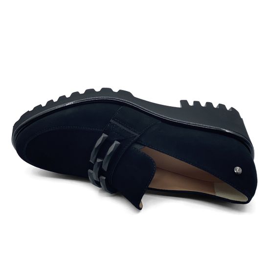 Лоферы KELTON замшевые черные - фото 5, 