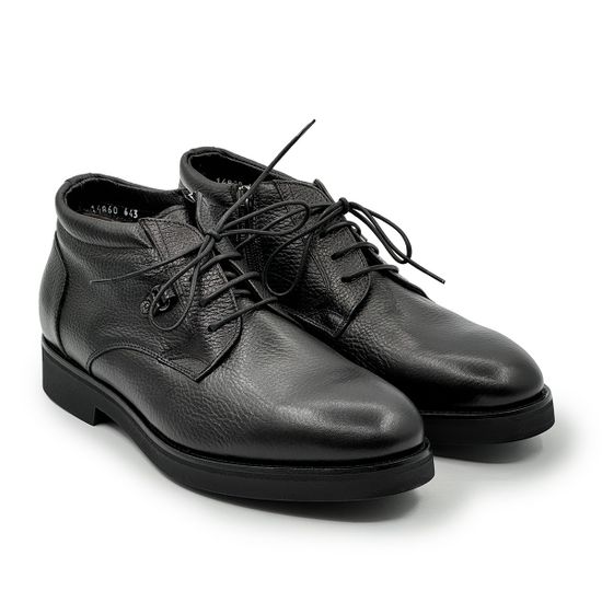 Ботинки Mario Bruni черные кожаные на меху - фото 8, 14860 MB NERO