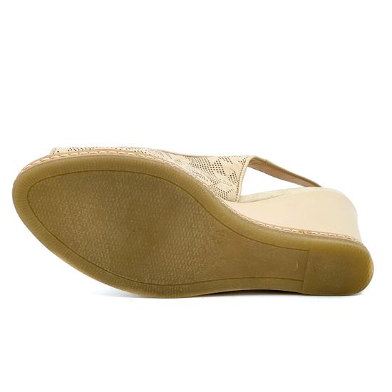 Босоножки Giorgio Piergentili бежевые - фото 4, 