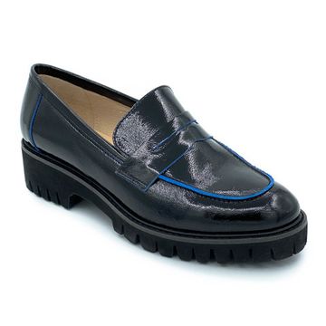 Лоферы Cover черные наплак - фото 2, 70601 COV