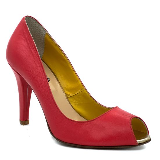 Туфли Ilian Fossa красные кожаные - фото 2, 