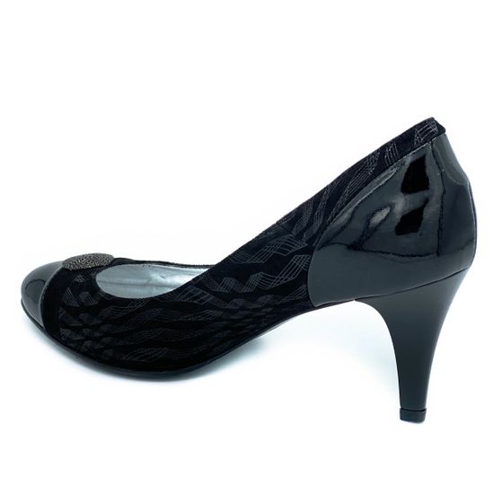 Туфли Giorgio Piergentili черные замшевые - фото 3, 