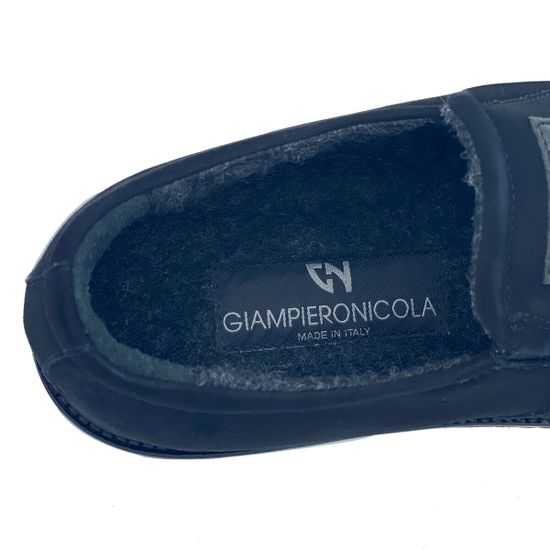 Ботинки Giampieronicola черные замшевые на шерсти - фото 7, G40245B GPN