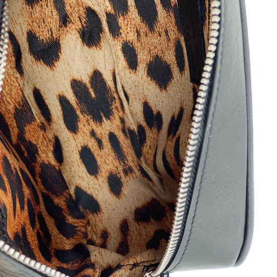 Сумка MOT CLE  черно-белая кожаная кросс-боди - фото 5, BORSA MOT