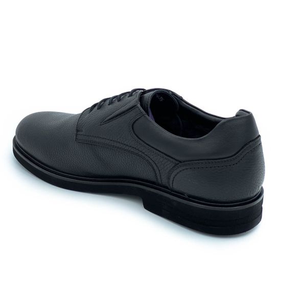 Ботинки Lab Milano черные кожаные МЕХ - фото 3, SR01 LAB