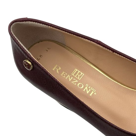 Туфли Ilasio Reanzoni бордовые замшевые - фото 7, Н7748 IR BORDO