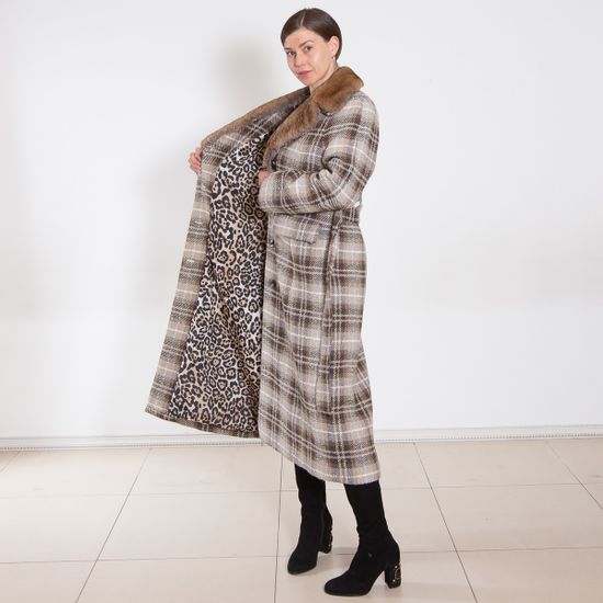 Пальто VOLPI в клетку - фото 7, 