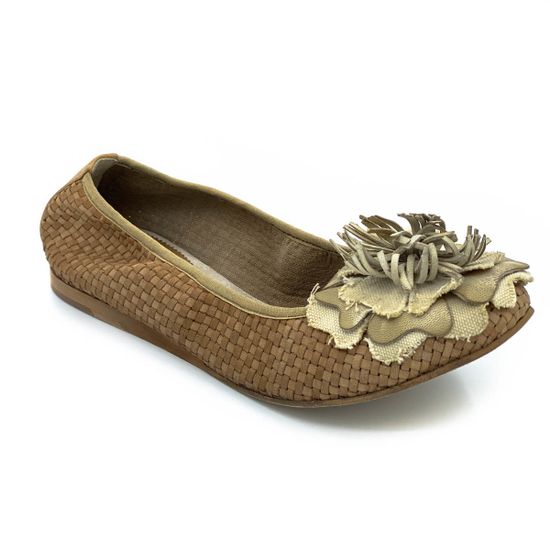 Балетки Fru.it бежевые кожаные - фото 2, 