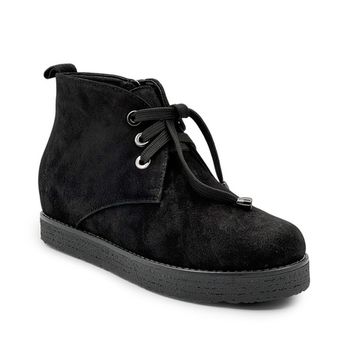 Ботинки CV COVER черные замшевые на меху - фото 2, 20250-3 COV NERO