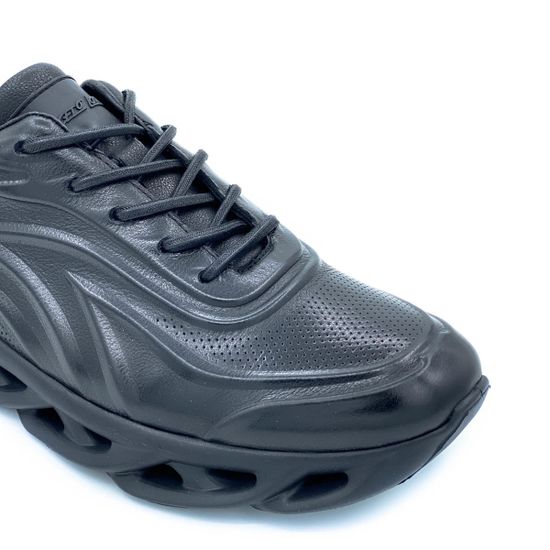 Кроссовки Marcelo Lopez черные кожаные демисезонные - фото 5, 