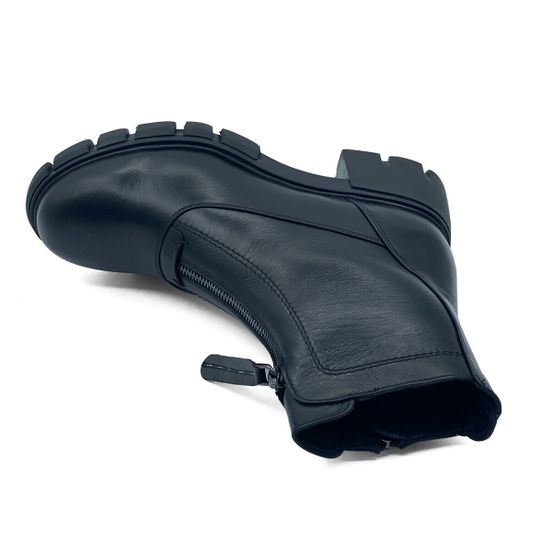 Ботинки CVCover черные кожаные на меху - фото 5, 46931-2 COV