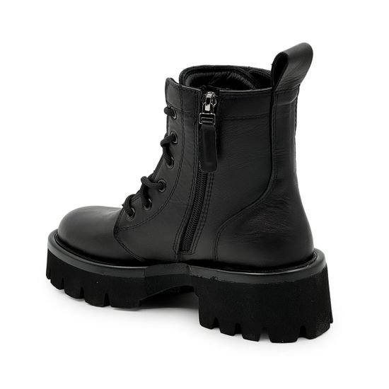 Ботинки NILA&NILA черные кожаные демисезонные - фото 3, NO6474 NIL NERO