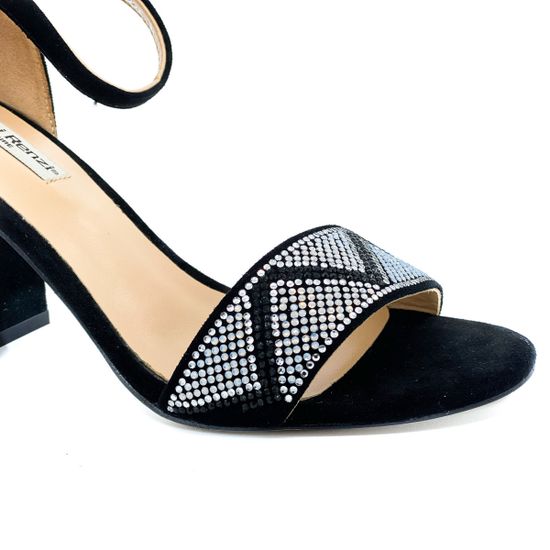 Босоножки Gianni Renzi черно-серебряные - фото 6, RA1022A GR