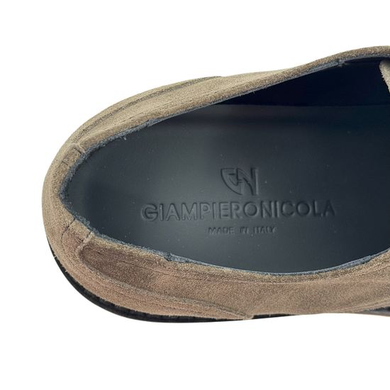 Полуботинки GIAMPIERONICOLA коричневые из нубука демисезонные - фото 7, 41156B GPN MORO