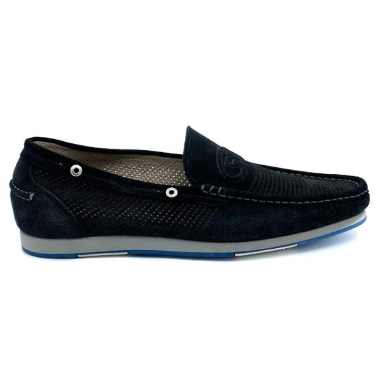 Мокасины Giampieronicola черные замшевые - фото 1, 