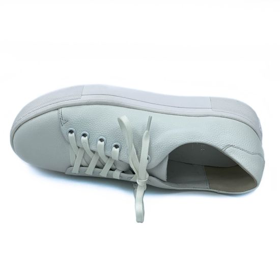 Кеды Cover белые кожаные - фото 5, 