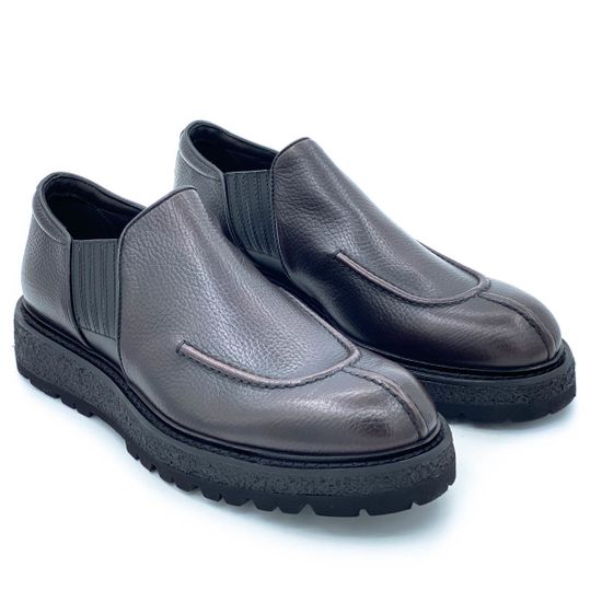 Ботинки Giampieronicola темно-бордовые кожаные демисезонные - фото 8, D41114 GPN BORDO