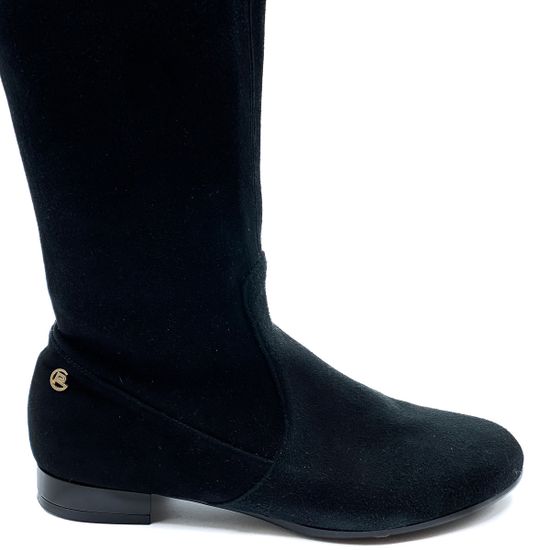 Сапоги Giorgio Piergentili черные замшевые демисезонные - фото 5, 658 GP CAMOSCIO