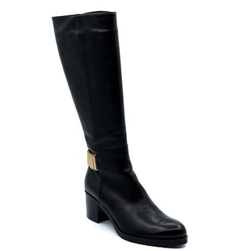 Сапоги Rosso Nero черные кожаные байка - фото 2, 3790 RN