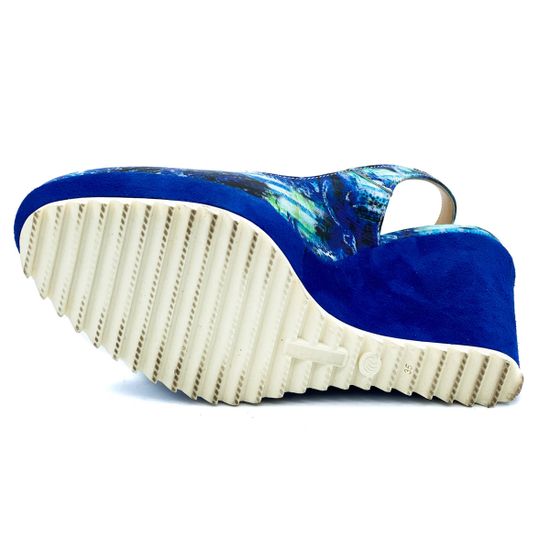 Босоножки Giorgio Piergentili синие - фото 4, 