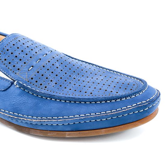 Слипоны Giampieronicola синие - фото 6, 