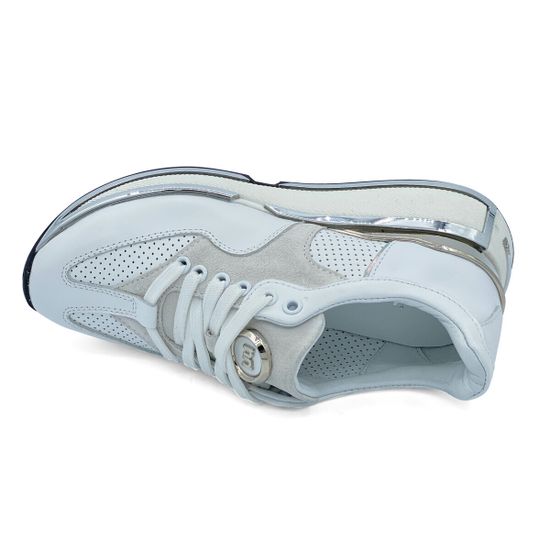 Кроссовки NILA NILA белые кожаные/замшевые - фото 5, NO5815 NIL BIANCO