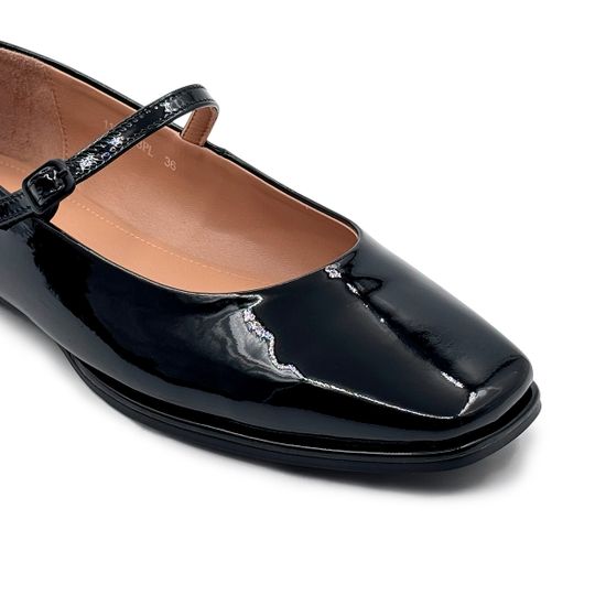 Туфли TUFFONI черные лакированные кожаные - фото 6, 1126003PL TUF LAK