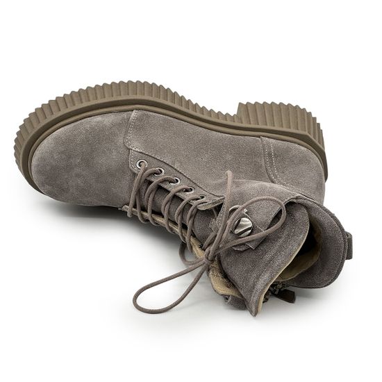 Ботинки LAB MILANO замшевые бежевые на байке - фото 5, 4112072SA LAB