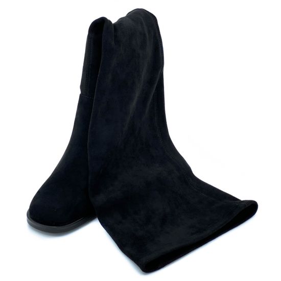 Сапоги Tuffoni черные замшевые Байка - фото 7, 