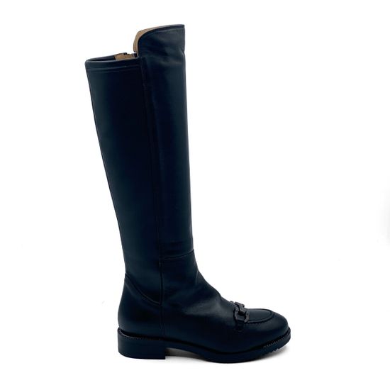 Сапоги MOTCLE черные кожаные евромех - фото 2, MOT2429M MOT