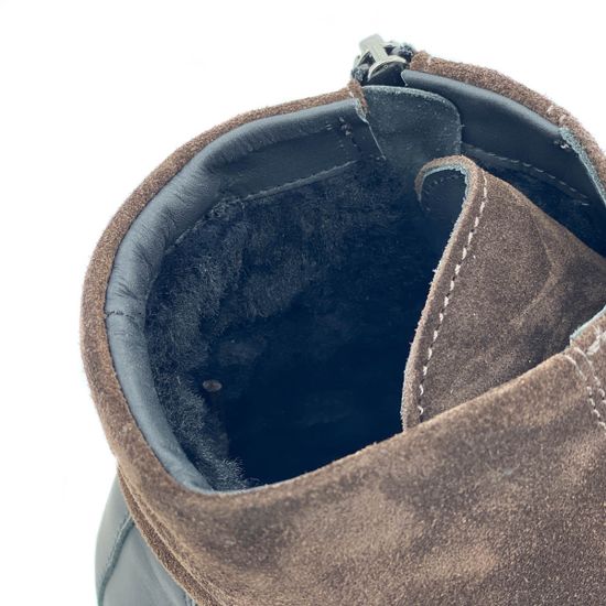 Ботинки Giampieronicola коричневые замшевые МЕХ - фото 7, 