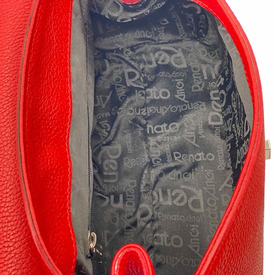 Сумка Renato Angi красная кожаная - фото 5, 2856501 RA ROSSO