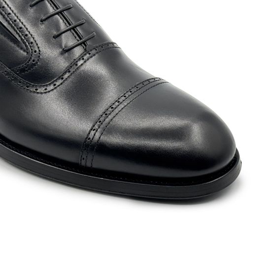 Туфли Barcly черные кожаные - фото 6, 08916 BAR NERO