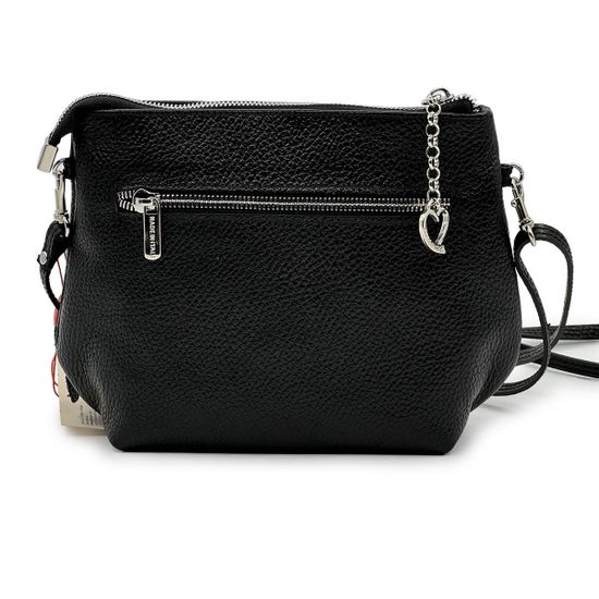 Сумка Marina Creazioni черная кожаная - фото 3, B6865 MC NERO