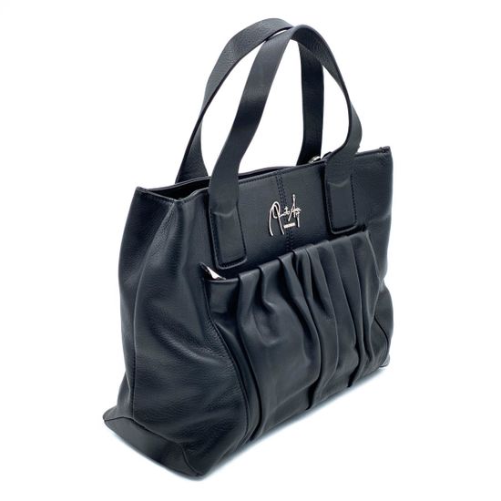 Сумка Renato Angi черная кожаная - фото 2, 