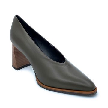 Туфли Tiffi зеленые кожаные - фото 2, S122/70C TI OLIVE