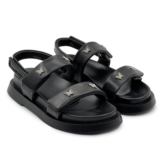 Сандалии женские Tuffoni черные кожаные - фото 7, 2425042LL TUF NERO