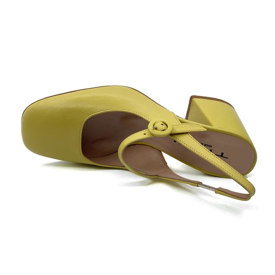 Туфли летние Tiffi кожаные желтые PALE - фото 5, T07/70A TI PALE