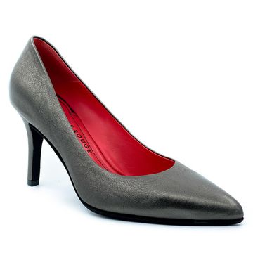 Туфли Pas de Rouge кожа темно-серые - фото 2, 2550 ROU