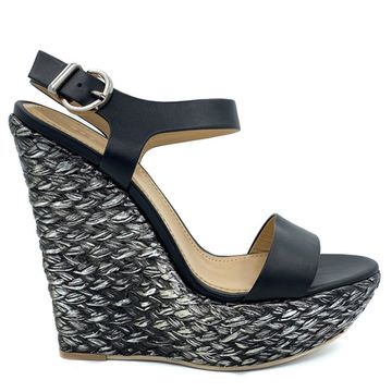 Босоножки Grey Mer черные кожаные - фото 1, 739100 GREY