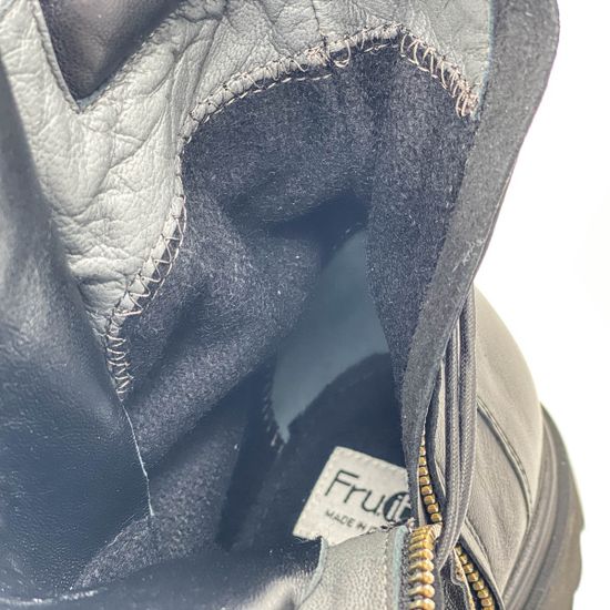 Ботинки Fru.it черные кожаные Байка - фото 8, 