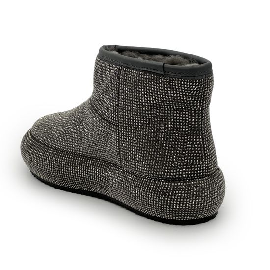 Ботинки угги TUFFONI серые замшевые на меху - фото 3, 1024046VF TUF GRIGIO