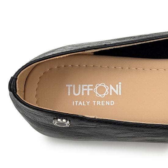 Балетки TUFFONI черные кожаные - фото 7, 2425018LL TUF NERO