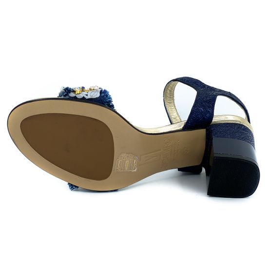 Босоножки Luca Verdi синие - фото 4, 