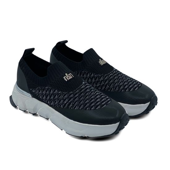 Кроссовки NILA NILA черные текстильные - фото 7, JM2304 NIL NERO